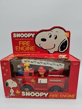 VTG Peanuts Snoopy's Mystery Fire Engine SEALED NEW OLD STOCK picture