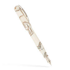 Visconti Woodstock Collection White Dove Fountain Pen (Stub Nib) picture