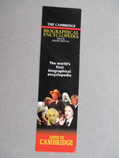 1994 BOOKMARK Cambridge University Press Biographical Encyclopedia Publisher's picture