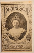 1897 Pears Soap Victorian Original Vintage Print Ad 1890s Copyright L.D. Morse picture