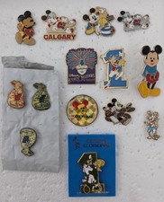 Vintage Disney Pins - Lot of 25 60s-90s Stick, Latchback, Pin - Mickey, Fab 5 picture