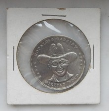 Vintage Hopalong Cassidy / William Boyd Good Luck Coin picture