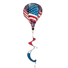 Briarwood Lane Everyday Stars & Stripes Hot Air Balloon Spinner 54x12 picture