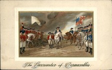 The Surrender of Cornwallis Historical Event c1900s-10s Vintage Postcard picture