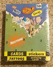 Topps Nicktoons 1993 Trading Card Box picture