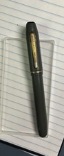 Serviced Vintage 1930s/40s Everlast Fountain Pen Grey Celluloid picture