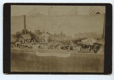 Rare 1890s Antique Photo Amazing Mechanical Marvel Toys Train Automatons Boxing picture