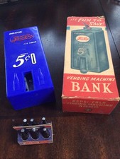 1940’s Pepsi Cola Marx Bank, 6 Pack Mini Bottles & Original Box picture