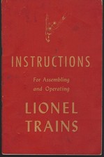 Instructions for Assembling Operating Lionel Trains 47 49 Lot Two Vintage Books picture