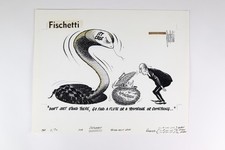 1972 John Fischetti Original Political Cartoon ITT Scandal Nixon Administration picture
