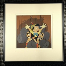 Disney: Pinocchio Authenticated Original Production - Cel Courvoisier Setup 1940 picture