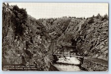 1910 Ester Park Colorado CO Postcard Junction Fort Collins Loveland Roads Aerial picture