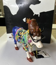 Rare Cow Parade #9142 Beehive Bovine Figurine Retired Westland picture
