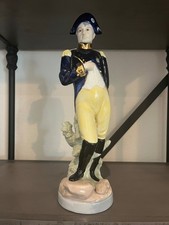  French Napoleonic Soldiers Porcelain Figurine Hand Painted Vintage picture