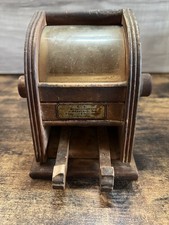 Vintage Wooden Roll Top Toothpick Dispenser Hobbycrafters of Maryland picture