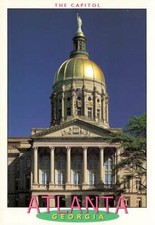 STATE CAPITOL BUILDING POSTCARD ATLANTA GA GEORGIA picture
