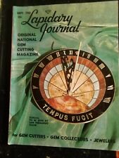 lapidary Journal National Gem Cutting magazine September 1965 very good shae picture
