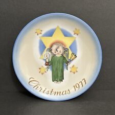 1977 Christmas Plate~Schmid by Berta Hummel~HERALD ANGEL~West Germany picture