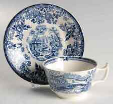 Royal Staffordshire Tonquin Blue Cup & Saucer 628012 picture