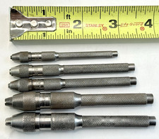 Vintage Lot of 5 Pin Vises Starrett USA / No model numbers picture
