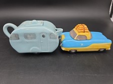 Vintage OCI 1993 Fitz and Floyd American Roadside Sugar and Creamer Set picture