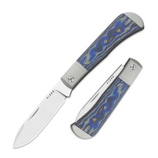 Kizer Trestle D Folding Pocket Knife Nitro-V Blade Aluminum & Micarta Handle picture