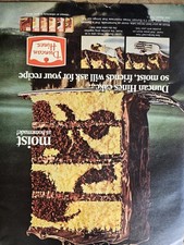 1966 Duncan Hines Cake Mix yellow chocolate Moist as homemade vintage ad picture