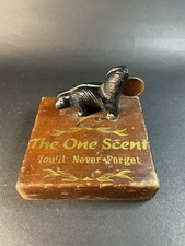 Vintage Novelty Wooden Skunk With 1970 Penny “ The One Scent You’ll Never Forget picture