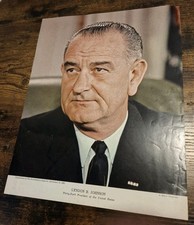 Lyndon B Johnson 36th US President Dec 15 1963 Philadelphia Inquirer Supplement picture
