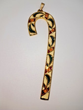 Vintage 1984 Wallace Silversmiths Clove Candy Cane Ornament - 4th in Series picture