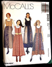 UCFF~Vtg 1990s McCall's 8455 Petitable Jumper Pattern~Sz 8-10~OOP picture