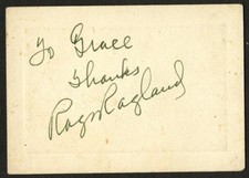 Rags Ragland d1946 signed autograph 2x3 Cut Actor Comedian PSA Stickered picture