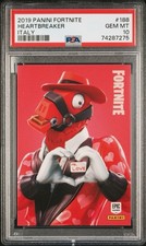 2019 Panini Fortnite HEARTBREAKER Italy Psa 10 Pop 4 picture