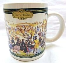 Currier & Ives Coffee Mug-Central Park Winter Christmas Scene picture
