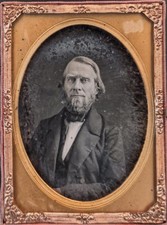 Quarter Plate Daguerreotype in Lyre in Wide Portal / Lord’s Prayer Union Case picture