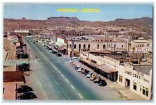 1960 Modern And Friendly City Cars Scene Kingman Arizona AZ Unposted Postcard picture