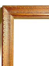 Antique Solid Hand Embossed Walnut Wall Art Gallery Frame 25” X 17”Arts & Crafts picture