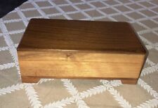 Vintage wooden Music Box Jewelery Box. 99 Tales Of Vienna woods T15500 picture