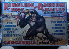 Ringling Bros Barnum & Bailey Combined Shows Gargantua The Great Circus Poster picture