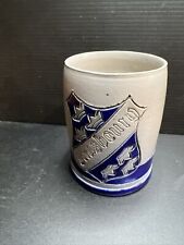 Strasbourg Gres D'alsace Signed Grey And Blue Pottery Mug Cup Stoneware France picture