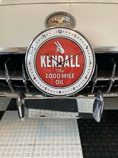 Vintage style KENDALL Gas and OIL Round Clock (12