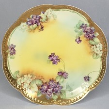 Imperial Austria 1883-1914 Hand Painted Violets 9.5