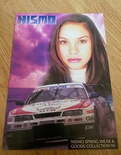 NISMO OLD LOGO FASHION CATALOGUE BROCHURE Jacket Sweater Watch 90s Rare GTR R33 picture