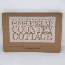 Longaberger Gingerbread House Mold Pottery 1995 Instructions Country Cottage picture
