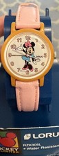 Vintage Lorus By Seiko Rare Disney Minnie Mouse Watch Kids Pink NEW picture