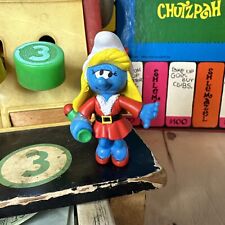 2009 Peyo Jakks SMURFETTE Replacement Figure for Sleigh Set, Includes Stocking picture