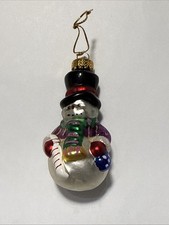 Unique Treasures Glass Ornament Santa Claus On Sleigh picture