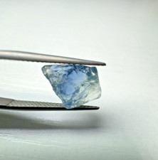 Sapphire Med Blue  clean faceting rough gemstone Tanzania 5.63 carats picture