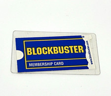 Vintage 1999 Blockbuster Video Membership Card Laminated Florida 90s Crooked  picture
