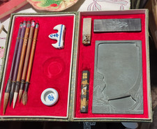 Chinese Calligraphy Brush Set In Box (As Found) picture